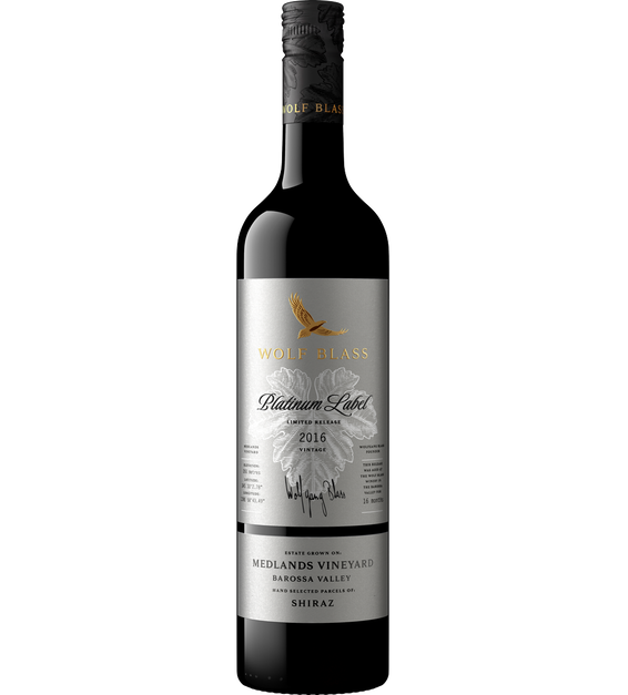 Platinum Label Medlands Vineyard Barossa Valley Shiraz 2016